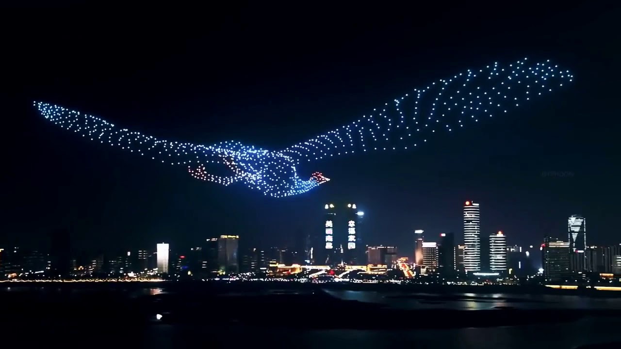 China new year drone show 2039